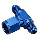 Tee-Adapter Female to Male AN6 Blue