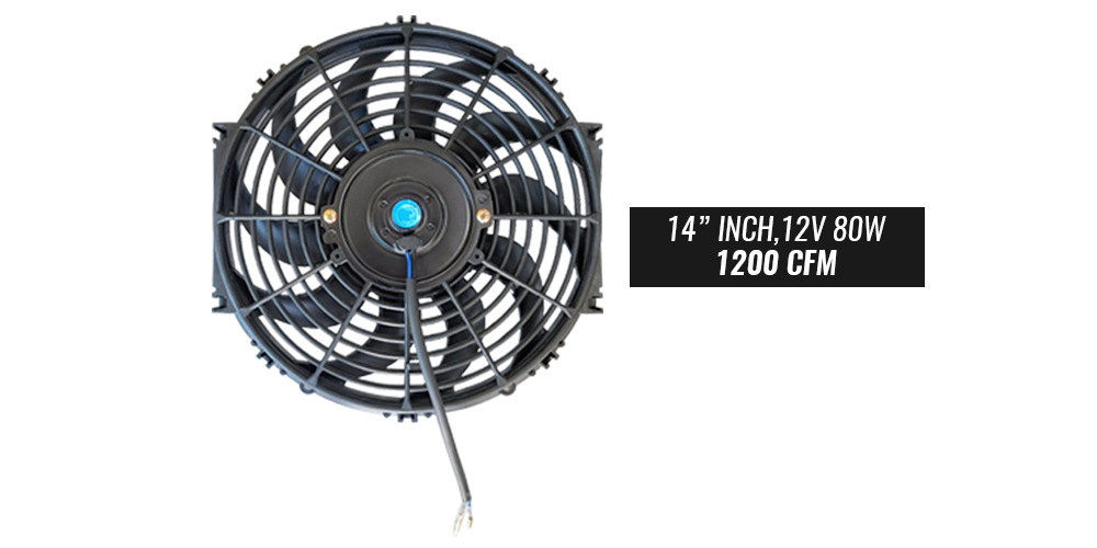 Radiator Cooling Fan 14&quot; Curve