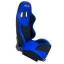 Racing Seat 1009 - Fabric Black/Blue