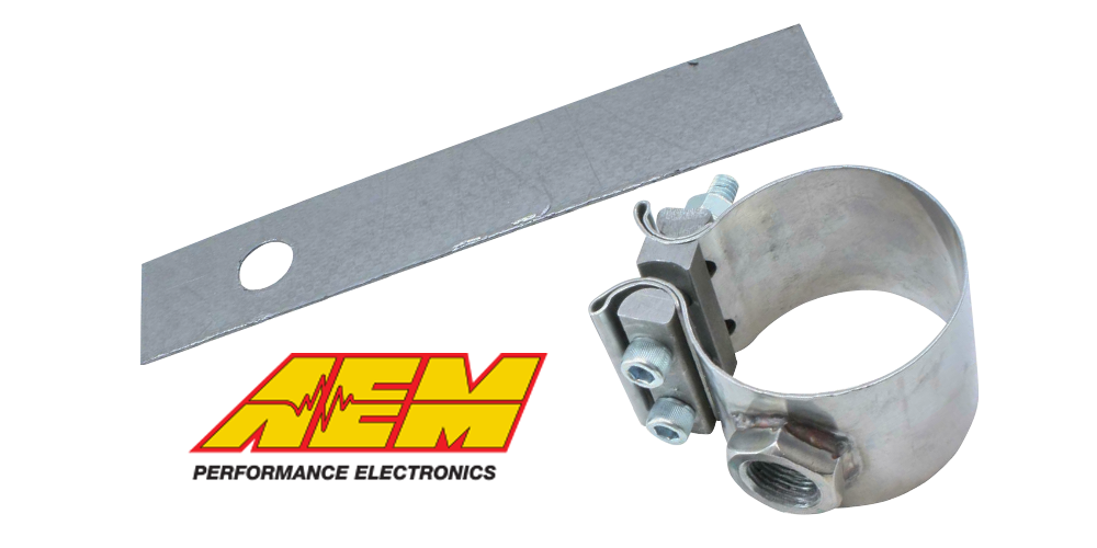 AEM UEGO Clamp Kit, 3.25&quot; to 3.50&quot;