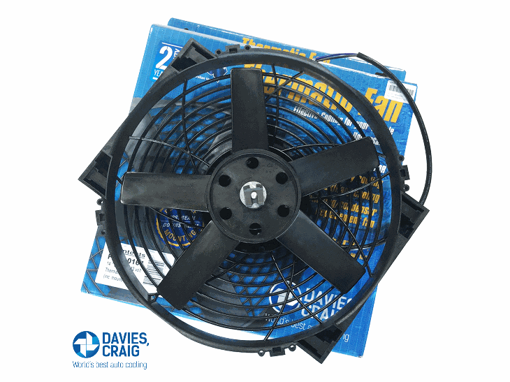 DC 14&quot; Thermatic Electric Fan 12V 1021CFM