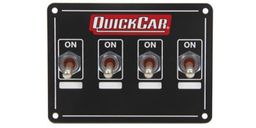 QuickCar Accessory Panel Weatherproof 4 Switch