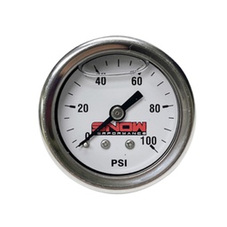 Snow Fuel Pressure Gauge 0-100 PSI