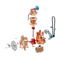 Single Cylinder Mini Engine Assembly Model
