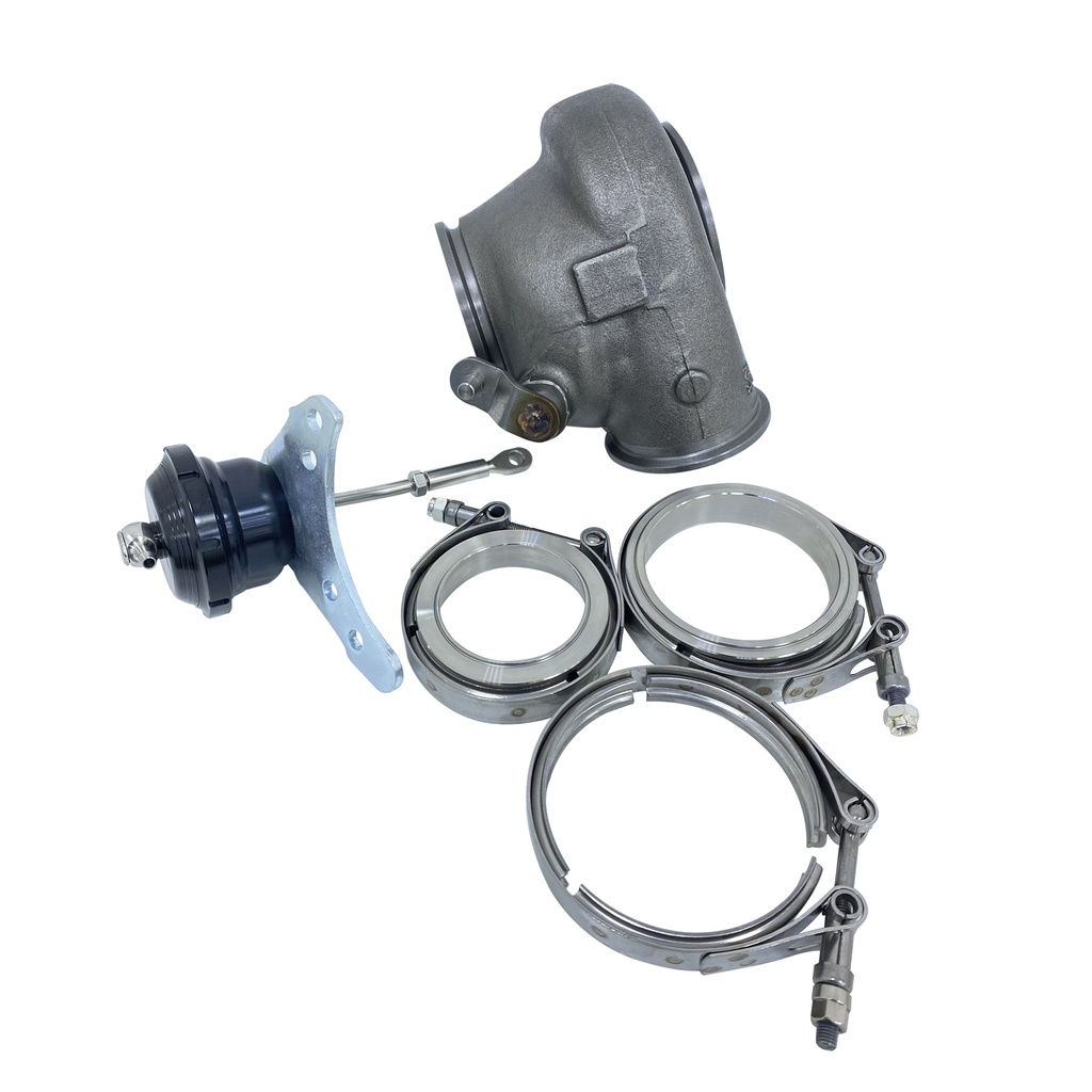 PSR 49G Series Turbine Housing V-Band Inlet, V-Band Outlet 0.72A/R IWG + Actuator