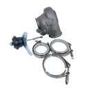 PSR 49G Series Turbine Housing V-Band Inlet, V-Band Outlet 0.72A/R IWG + Actuator