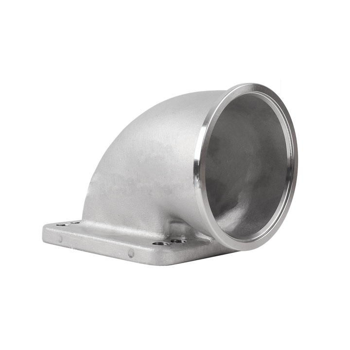 PSR T3/T4｜Elbow Adapter｜304SS, 90 Elbow｜T3 & T4 Single Scroll to 3" V-Band｜Incl' 3" V-Band Flange&Clamp Kit