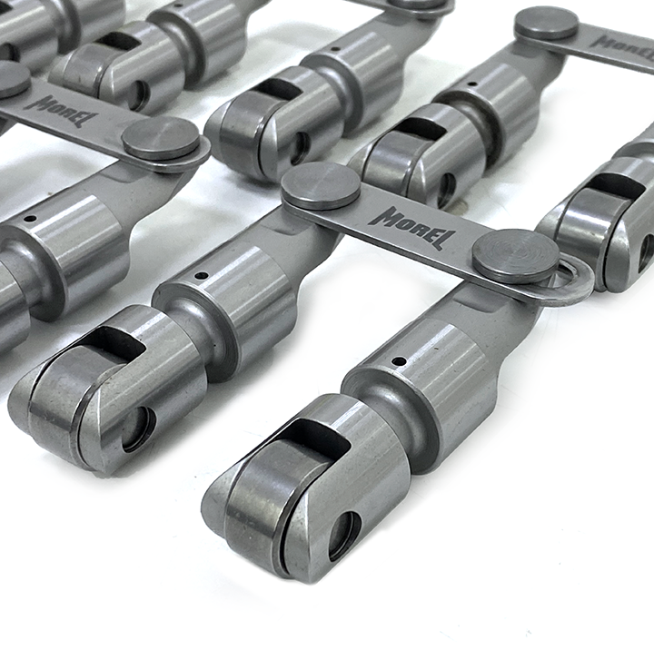 Cam Motion LS High Performance Tie Bar Style Solid Roller Lifters by Morel