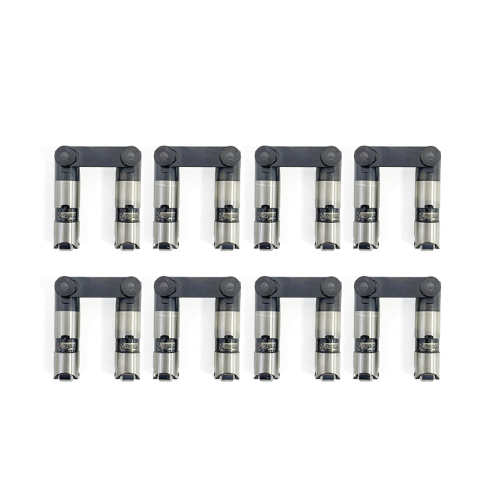 Cam Motion Johnson Hydraulic Roller Lifter Set w/ Tie Bar Design