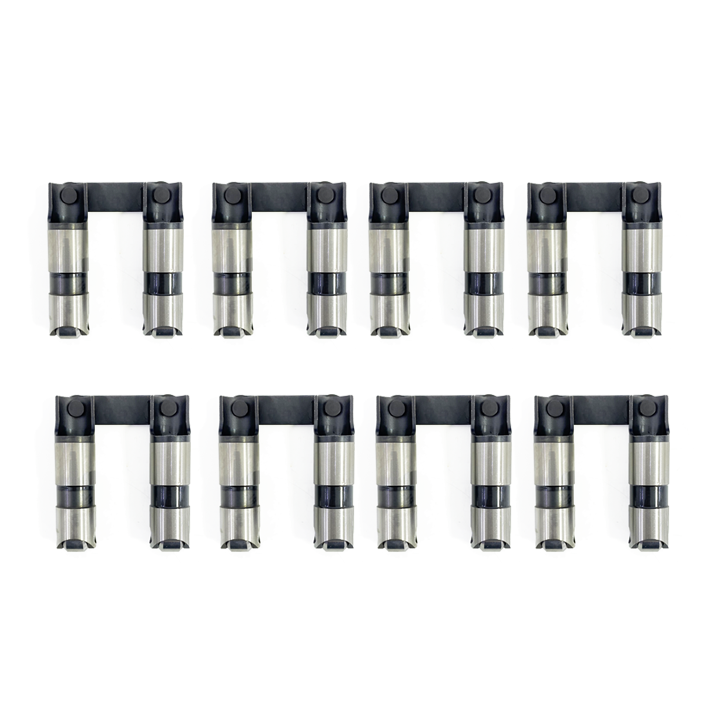 Cam Motion Johnson Hydraulic Roller Lifter Set w/ Tie Bar Design