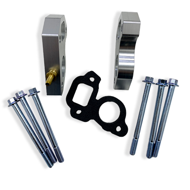 LS Water Pump Spacers 3/4 Thick Billet LS1 Camaro/Truck Swap w/ Steam Port