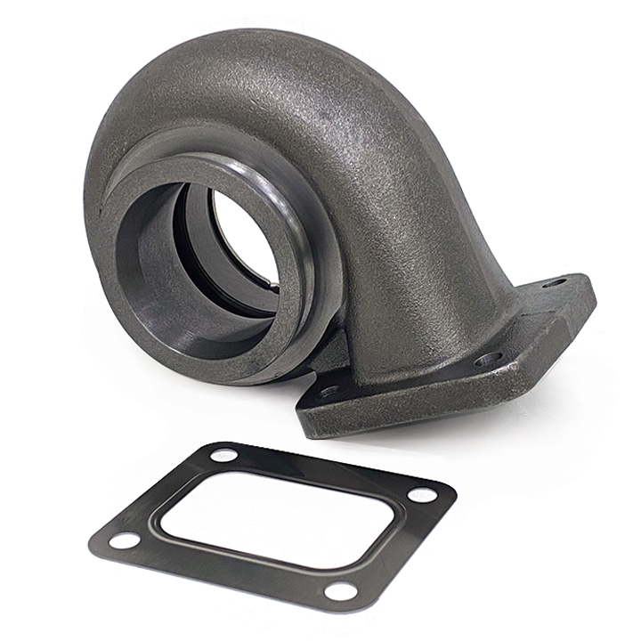 PSR 66E Series Turbine Housing T4 Open Inlet, V-Band Outlet 0.96A/R