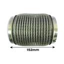 Flexible SS Coupling Wire Mesh 4" 152mm