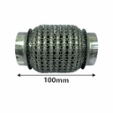 Flexible SS Coupling Wire Mesh 1.5" 100mm