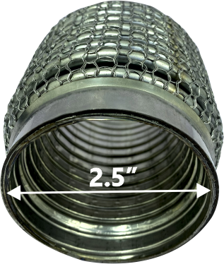 Flexible SS Coupling Wire Mesh 2.5" 100mm