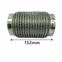 Flexible SS Coupling Wire Mesh 3" 152mm