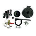 Oil Catch Can Reservoir Tank Universal w/ Drain Valve 2 Port Aluminum