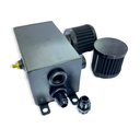 Oil Catch Can 1.5L AN10 w/ Dual Breather Filter Black