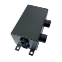 Oil Catch Can 1.5L AN10 w/ Dual Breather Filter Black