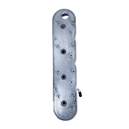 LS 2pc Aluminum Finned Cast Valve Cover and Coil Cover, Center Bolt with Coil Mounts