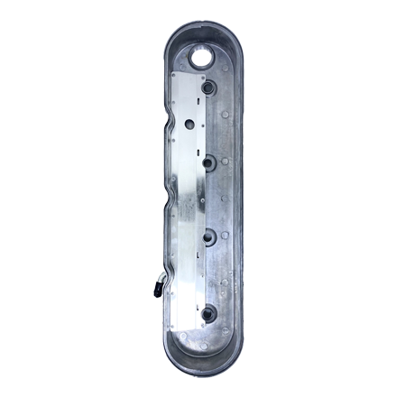 LS 2pc Aluminum Finned Cast Valve Cover and Coil Cover, Center Bolt with Coil Mounts