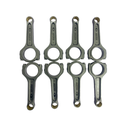 Callies Connecting Rod, Ultra Enforcer, I-Beam, 6.125" Length, Bushed, 7/16 in Cap Screws, ARP L19, Forged, Steel, GM LS-Series, Set of 8