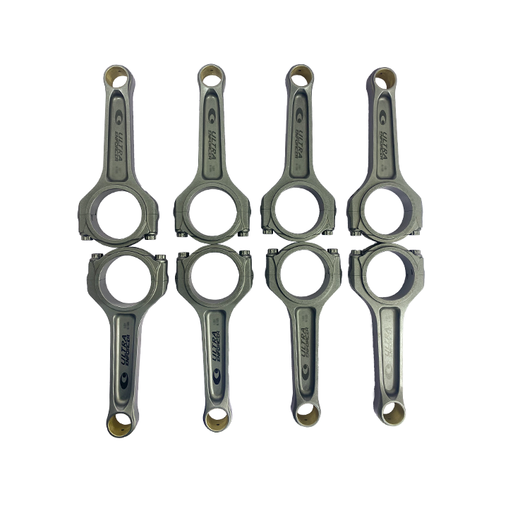 Callies Connecting Rod, Compstar H-Beam, Forged, ARP Cap Screws, Bushed Pin, 6.125" Length, Gen. 3/4/5 Chevy LS, Set of 8