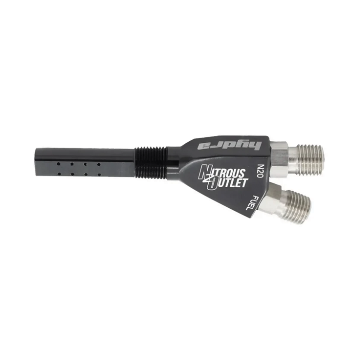 Nitrous Outlet Hydra 1/8" NPT Wet Nitrous Nozzle - 90 Degree Multi- Discharge/Aluminum