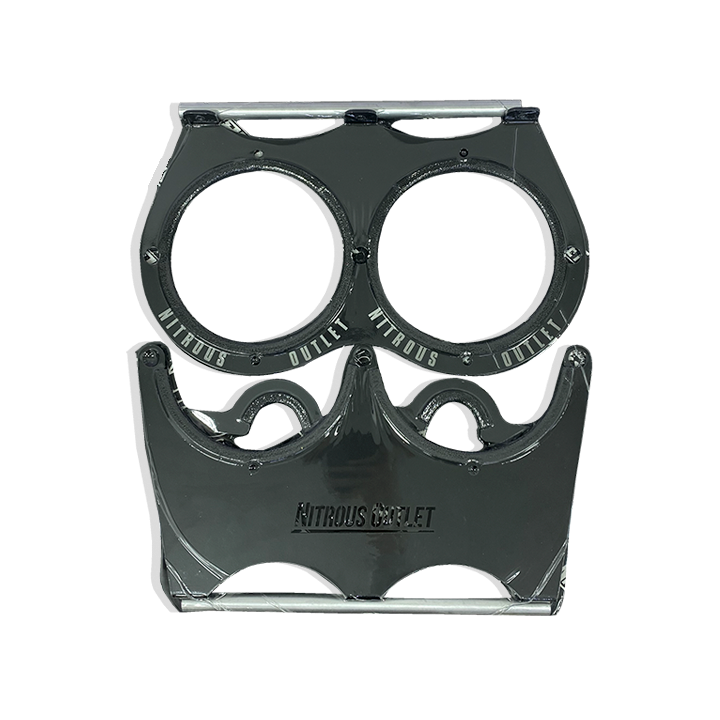 Nitrous Outlet Race-Light Dual 12lb Bottle Bracket - Horizontal