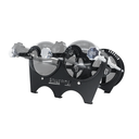 Nitrous Outlet Race-Light Dual 10lb Bottle Bracket - Horizontal