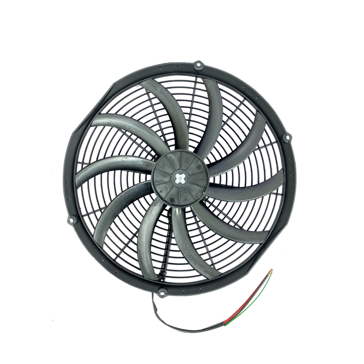 Proform Universal Brushless Fan, 12V, Puller, S-Blade, 16" 3300 CFM