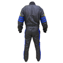 SFI Race Suit, Double Layer 2XL Standard X Black/Blue