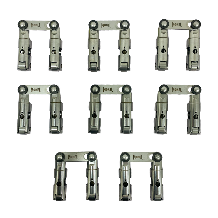 Cam Motion LS Racing Solid Roller Lifters by Morel (Tie Bar Style w/ Axle Oiling)
