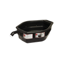 MWC 5 Gallon Open Top Drain pan w/ Pour Spout - Black