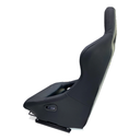 Fixed Racing Seat 1014 - PVC Black/Black, Each