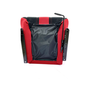 Fixed Racing Seat 1028 - Fabric Black/Red, Each