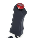 Nitrous Outlet Quick Fire Pistol Grip Logo Momentary Mushroom Cap Push-Button w/ Spiral Stretch Cord