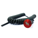 Nitrous Outlet Logo Momentary Mushroom Cap Push-Button w/ Spiral Stretch Cord