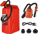 SEAFLO Rechargeable Automatic Fuel Transfer Pump, 3.2 GPM Flow, Auto-Stop Sensor, Portable Gas Can Pump for Oil, Diesel, Gasoline