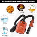 SEAFLO Rechargeable Automatic Fuel Transfer Pump, 3.2 GPM Flow, Auto-Stop Sensor, Portable Gas Can Pump for Oil, Diesel, Gasoline