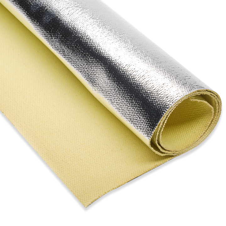 Aramid Muffler Heat Shield, 46"x26" w/ 3 Ties, Each