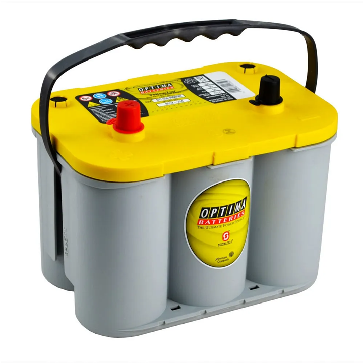 Optima AGM Battery 55Ah RTU4.2, 8012-254 Yellow Top