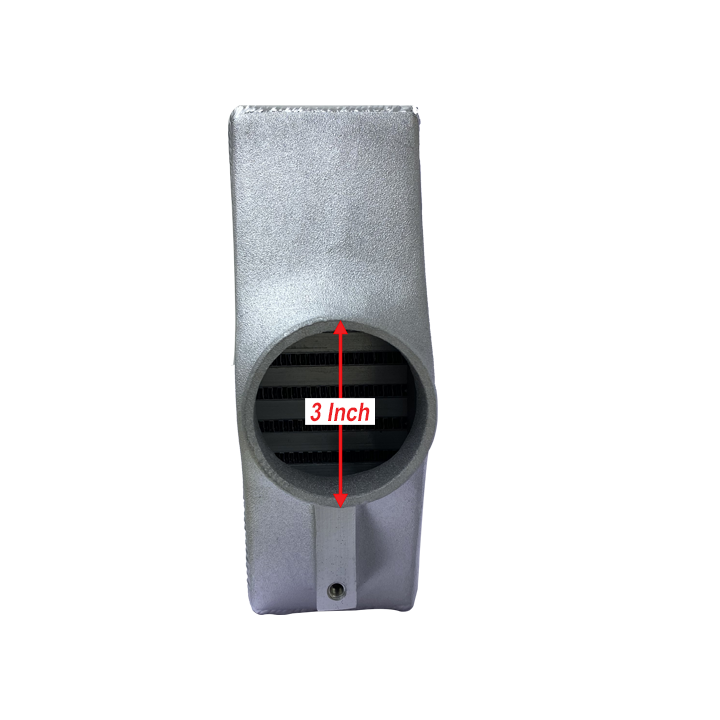HF Intercooler Core Size, 10.5"x22"x3.5", Overall Length 28", 1050 CFM Flow Rate, 666 HP Efficient