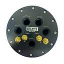 EFI Clinic Aluminum 2.6L/2.8L AN8 Fuel Surge Tank for Single/Twin 39mm-40mm In-tank Pumps