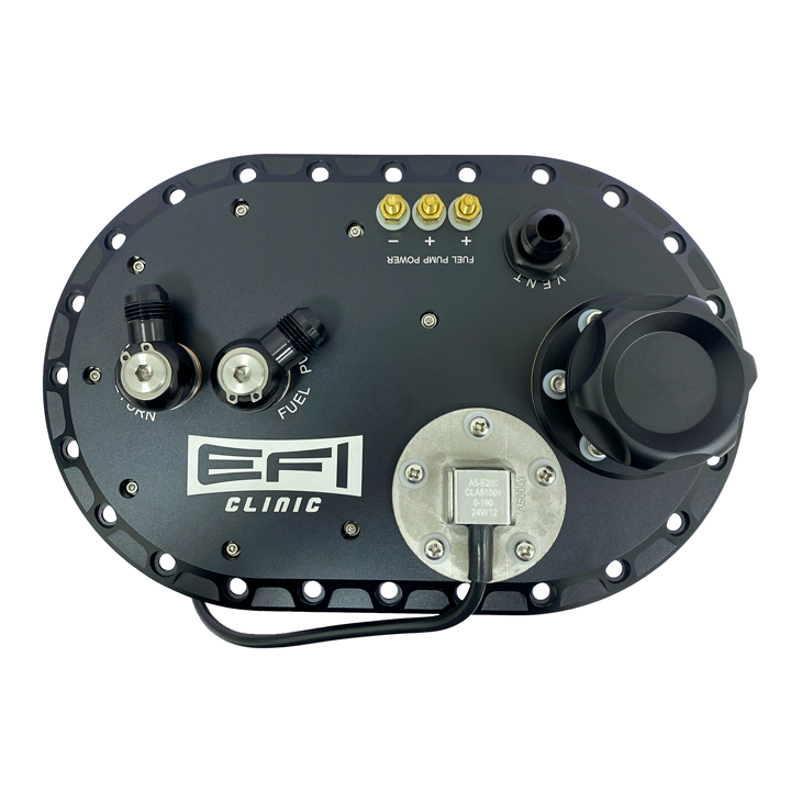 EFI Clinic Fuel Surge Tank 3L for up to 4 In-tank Fuel Pumps (fit 340lph, 450lph Fuel Pump)