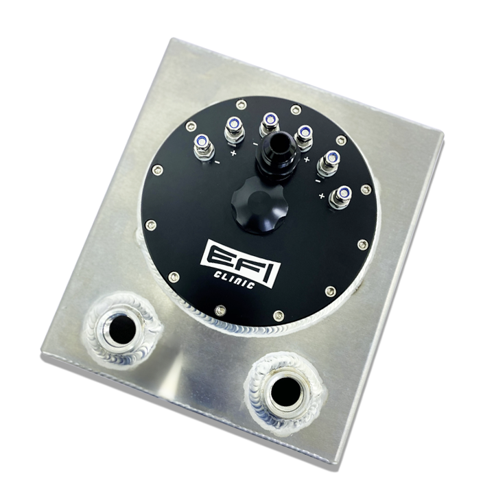 EFI Clinic Fuel Surge Tank 10L, up to 3 In-tank Fuel Pumps (fit 340lph, 450lph Fuel Pump)