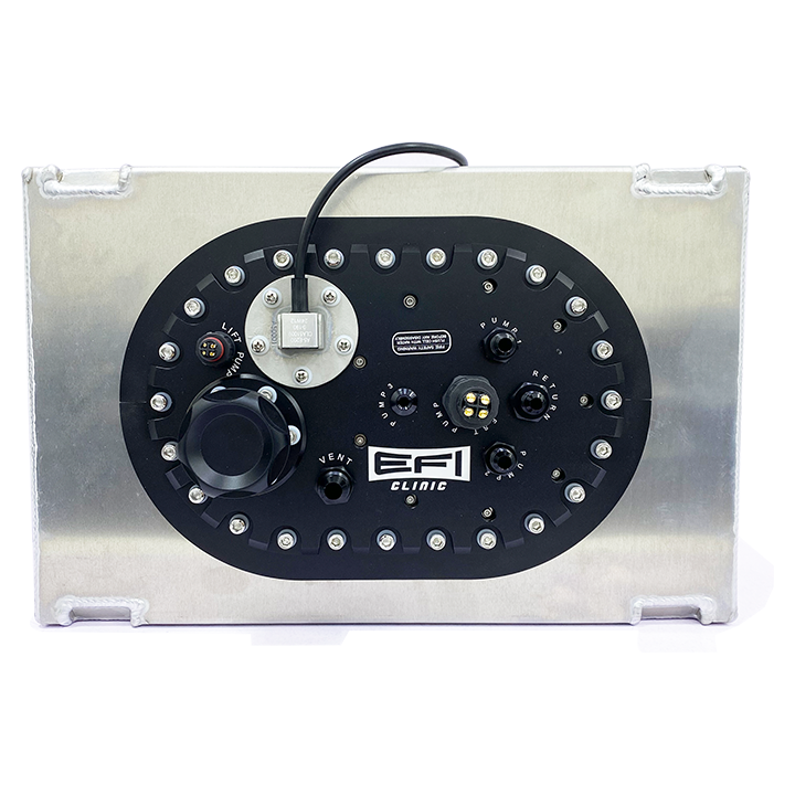 EFI Clinic Fuel Surge Tank 20L, up to 4 In-tank Fuel Pumps (fit 340lph, 450lph Fuel Pump)