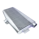 HF Intercooler Core Size, 25"x9"x3.5", 1-3" Outlet and 1-3" Inlets, Passenger or Driver Side, Outlet is Angled 15 degrees Back Towards Engine, 1950 CFM Flow Rate, 1300 HP Efficient, 2psi Pressure Drop at 1950 CFM