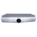 HF Intercooler Core Size, 25"x9"x3.5", 1-3" Outlet and 1-3" Inlets, Passenger or Driver Side, Outlet is Angled 15 degrees Back Towards Engine, 1950 CFM Flow Rate, 1300 HP Efficient, 2psi Pressure Drop at 1950 CFM