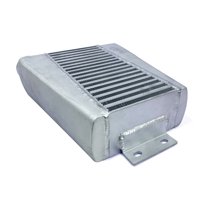 HF Intercooler Overall Size, 15"x11"x3.50", Core Size 12.5"x6.00"x3.50", 2.50" Inlet/Outlet, Bead Blasted Endtanks, 500HP Efficient